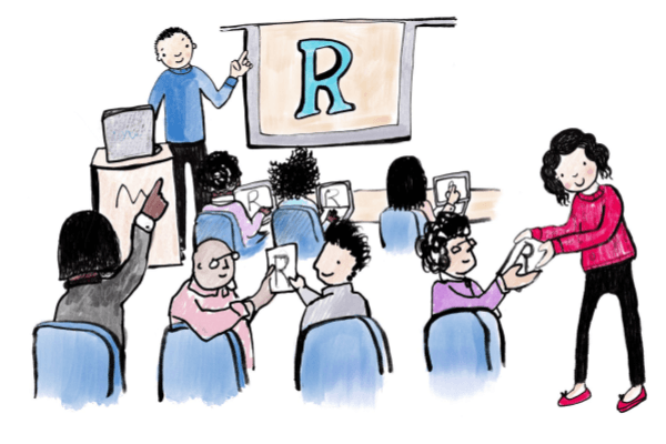 Using R to Teach R: Lessons for Software Development