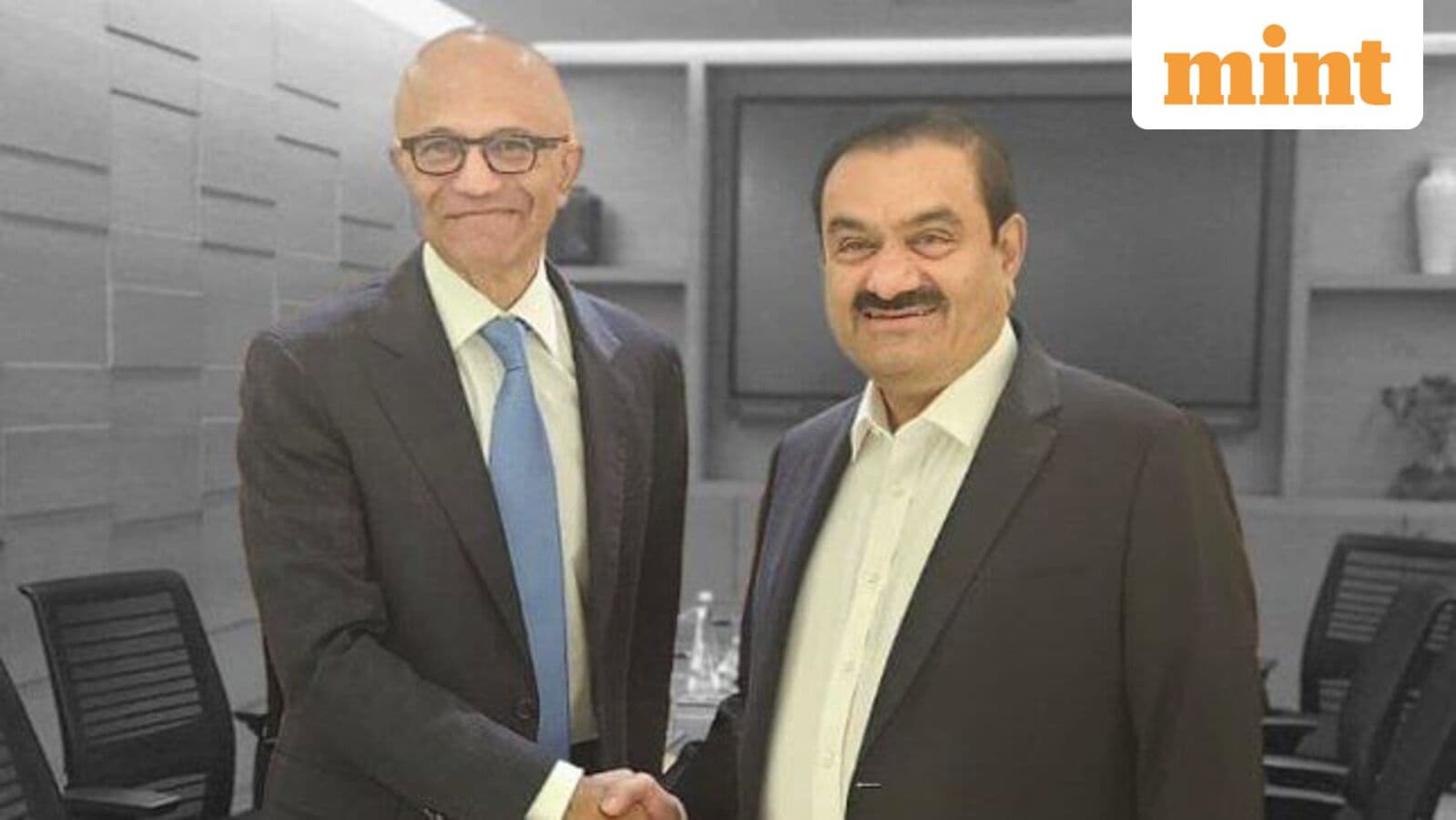Gautam Adani meets Satya Nadella, gets demo of AI apps Microsoft CEO building personally; internet says ‘exciting times’